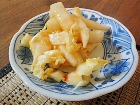 簡単　白菜の韓国風サラダ